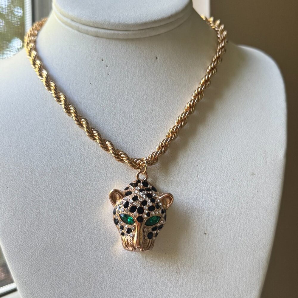 LEOPARD  STATEMEANT BUNDLE  NECKLACE NY5
